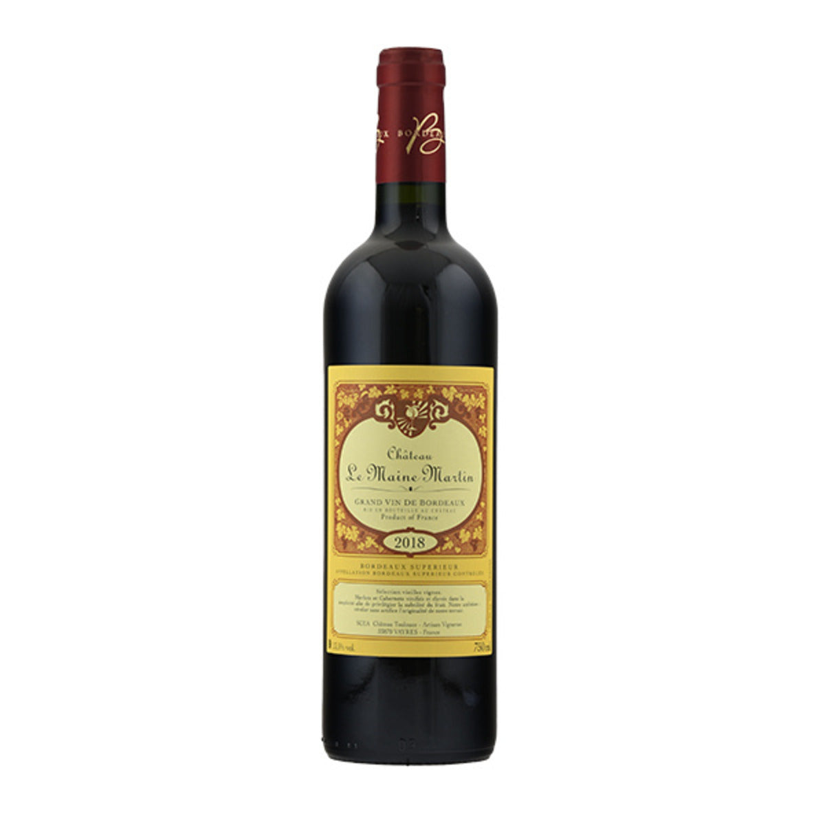 Chateau Le Maine Martin Bordeaux Superior Rouge